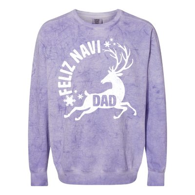 Feliz Navi Dad Colorblast Crewneck Sweatshirt