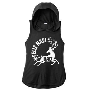 Feliz Navi Dad Ladies PosiCharge Tri-Blend Wicking Draft Hoodie Tank