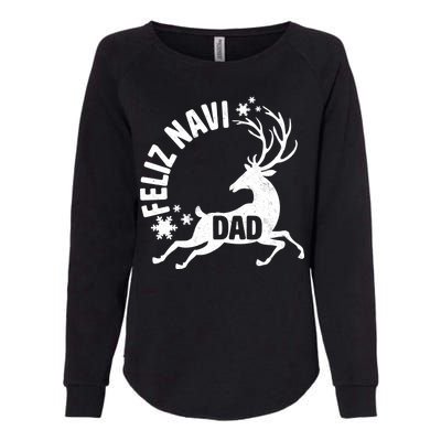 Feliz Navi Dad Womens California Wash Sweatshirt