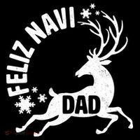 Feliz Navi Dad Women's V-Neck T-Shirt