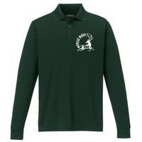 Feliz Navi Dad Performance Long Sleeve Polo