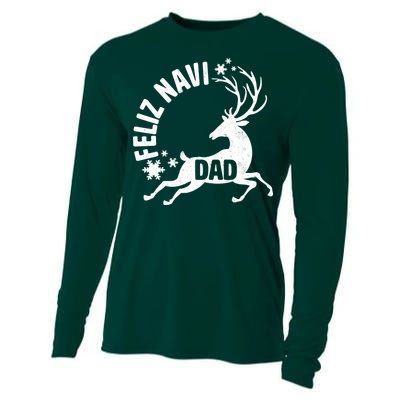 Feliz Navi Dad Cooling Performance Long Sleeve Crew