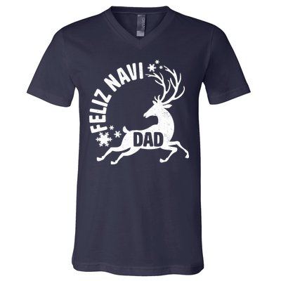 Feliz Navi Dad V-Neck T-Shirt