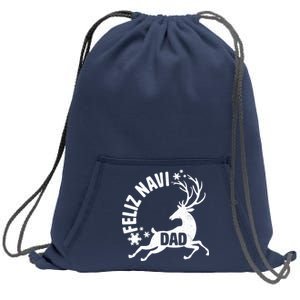 Feliz Navi Dad Sweatshirt Cinch Pack Bag