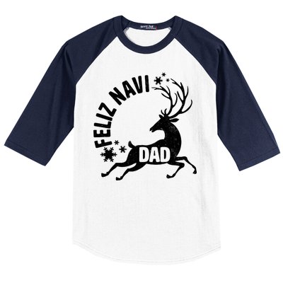 Feliz Navi Dad Baseball Sleeve Shirt