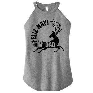 Feliz Navi Dad Women's Perfect Tri Rocker Tank