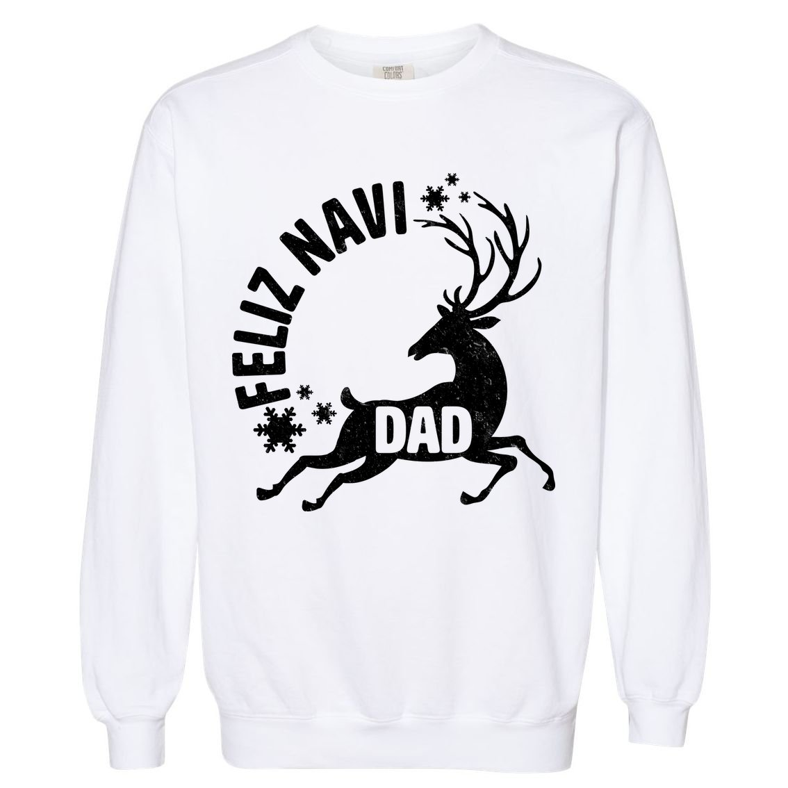 Feliz Navi Dad Garment-Dyed Sweatshirt