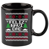 Feliz Navi DAD Ugly Christmas 11oz C Handle Ceramic Mug