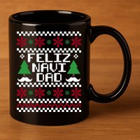 Feliz Navi DAD Ugly Christmas 11oz C Handle Ceramic Mug