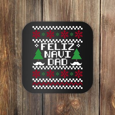 Feliz Navi DAD Ugly Christmas Coaster