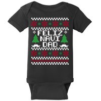 Feliz Navi DAD Ugly Christmas Baby Bodysuit
