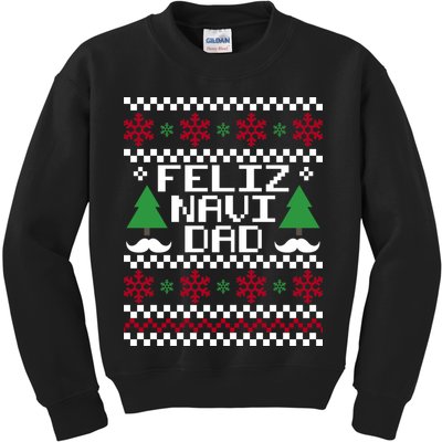 Feliz Navi DAD Ugly Christmas Kids Sweatshirt