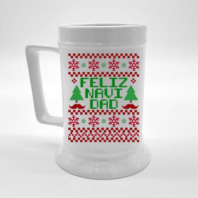 Feliz Navi DAD Ugly Christmas Beer Stein