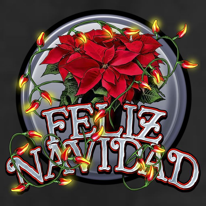 Feliz Navidad 7 Panel Mesh Trucker Snapback Hat