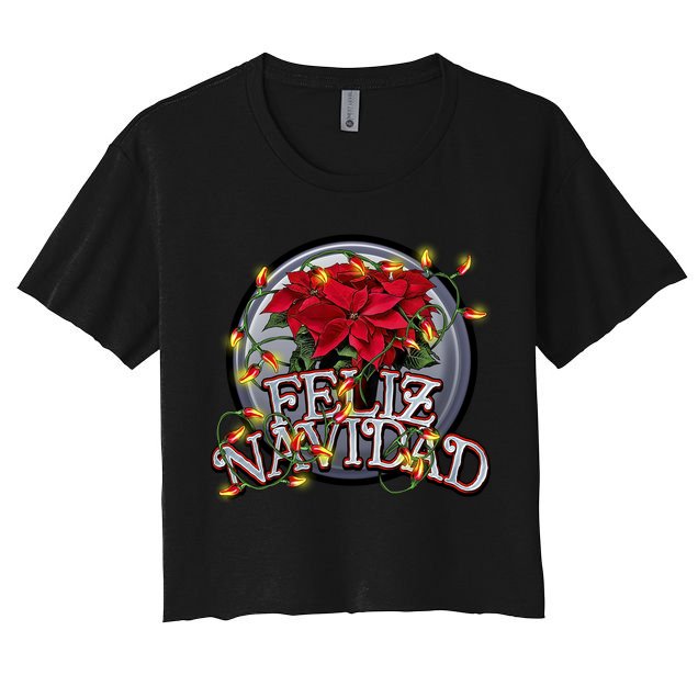 Feliz Navidad Crop Top