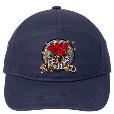 Feliz Navidad 7-Panel Snapback Hat