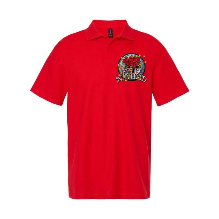 Feliz Navidad Softstyle Adult Sport Polo