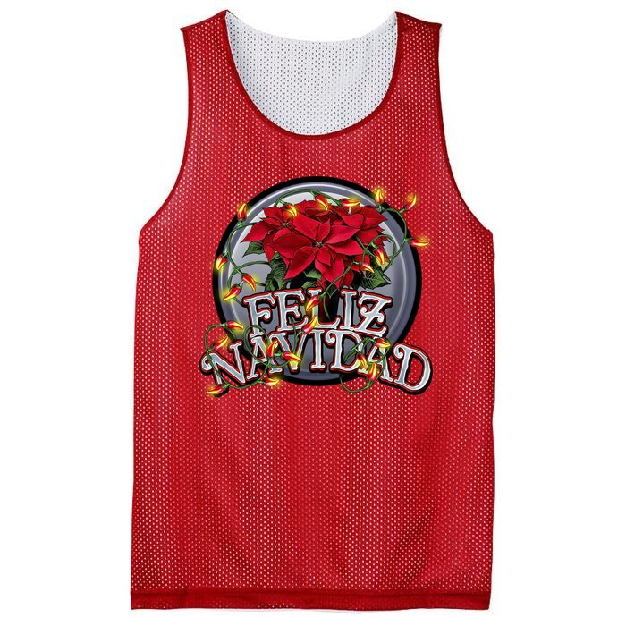 Feliz Navidad Mesh Reversible Basketball Jersey Tank