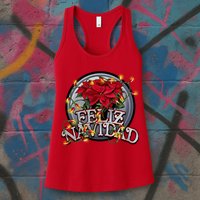 Feliz Navidad Womens Tank Top