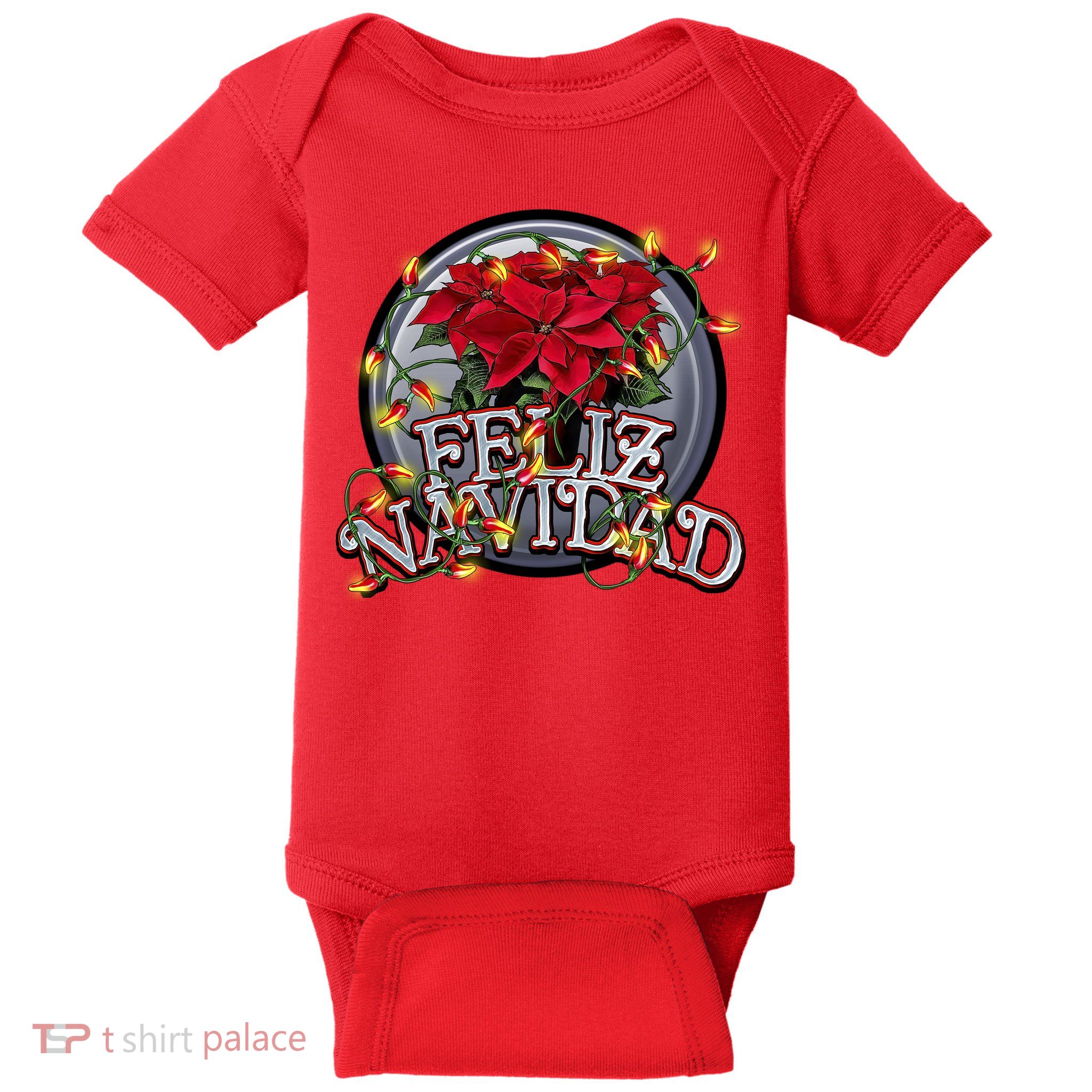 Feliz Navidad Baby Bodysuit