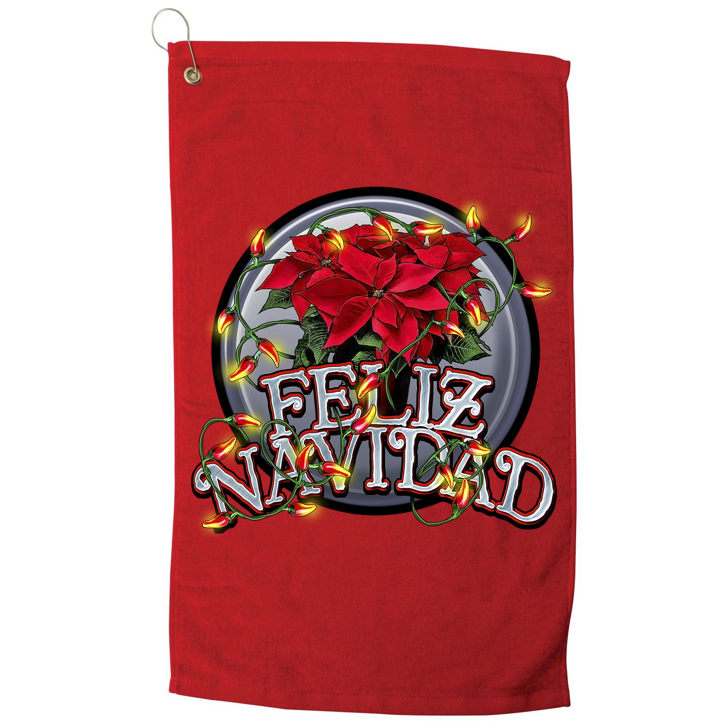 Feliz Navidad Golf Towel