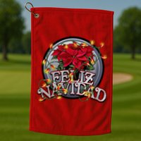 Feliz Navidad Golf Towel