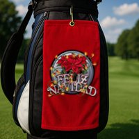 Feliz Navidad Golf Towel