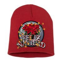 Feliz Navidad Short Acrylic Beanie