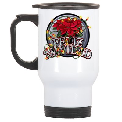 Feliz Navidad Stainless Steel Travel Mug