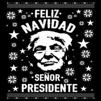 Feliz Navidad Senor President Donald Trump Cooling Performance Crew T-Shirt