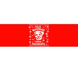 Feliz Navidad Senor President Donald Trump Bumper Sticker