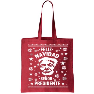 Feliz Navidad Senor President Donald Trump Bag