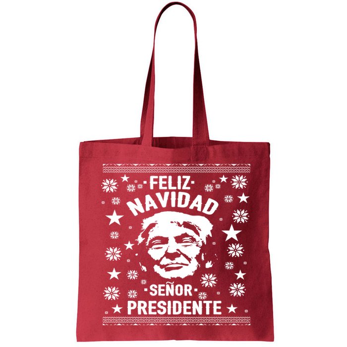 Feliz Navidad Senor President Donald Trump Bag