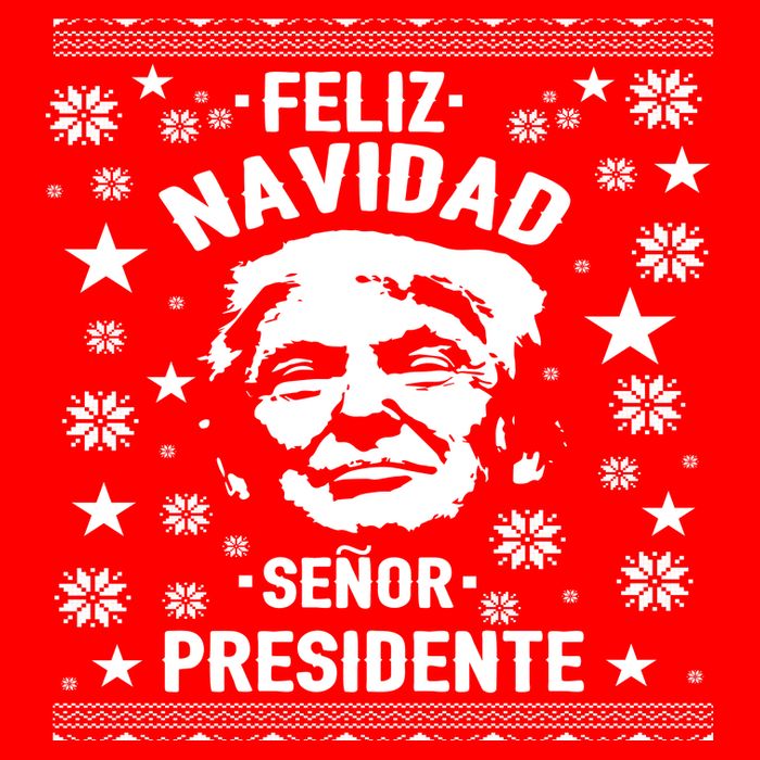 Feliz Navidad Senor President Donald Trump Poster
