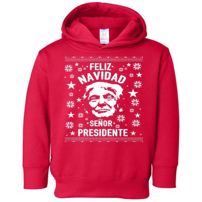 Feliz Navidad Senor President Donald Trump Toddler Hoodie