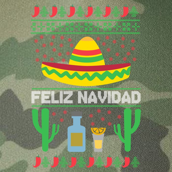Feliz Navidad Ugly Christmas Legacy Tie Dye Trucker Hat