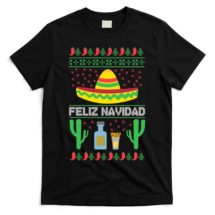 Feliz Navidad Ugly Christmas T-Shirt