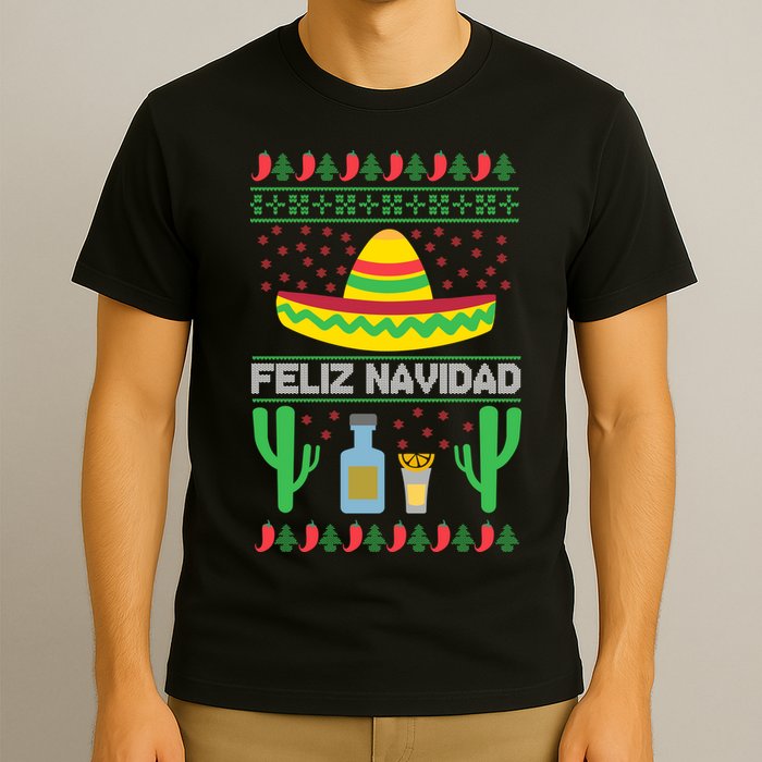 Feliz Navidad Ugly Christmas T-Shirt
