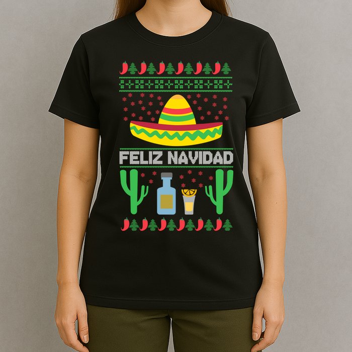 Feliz Navidad Ugly Christmas T-Shirt