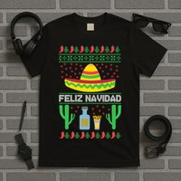 Feliz Navidad Ugly Christmas T-Shirt