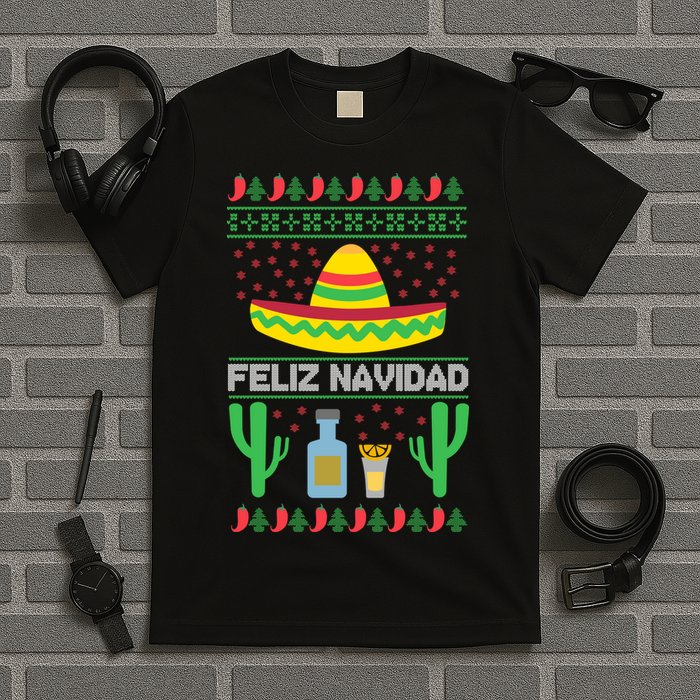 Feliz Navidad Ugly Christmas T-Shirt