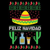 Feliz Navidad Ugly Christmas T-Shirt