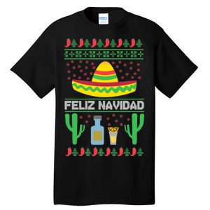 Feliz Navidad Ugly Christmas Tall T-Shirt