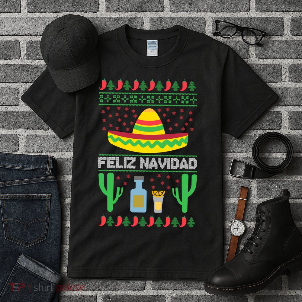 Feliz Navidad Ugly Christmas Tall T-Shirt