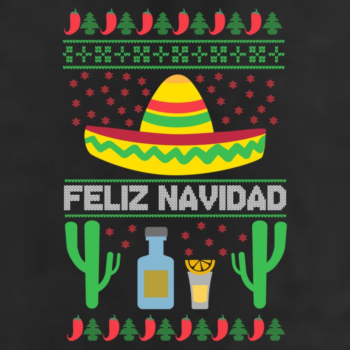 Feliz Navidad Ugly Christmas 25L Jumbo Tote