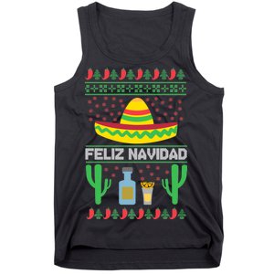 Feliz Navidad Ugly Christmas Tank Top