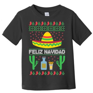 Feliz Navidad Ugly Christmas Toddler T-Shirt