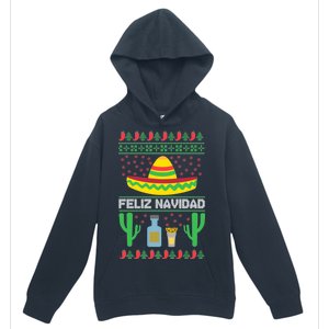 Feliz Navidad Ugly Christmas Urban Pullover Hoodie