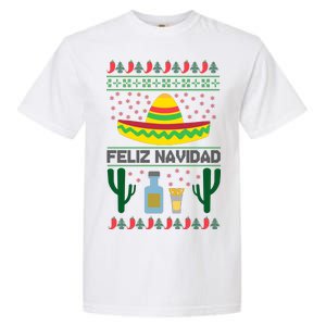 Feliz Navidad Ugly Christmas Garment-Dyed Heavyweight T-Shirt