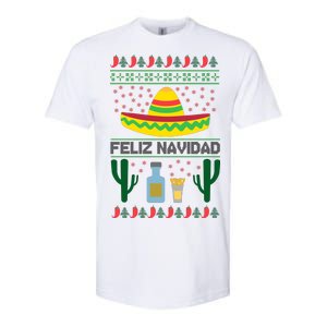 Feliz Navidad Ugly Christmas Softstyle CVC T-Shirt